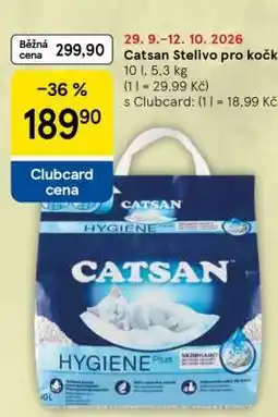 Tesco Catsan stelivo pro kočky nabídka