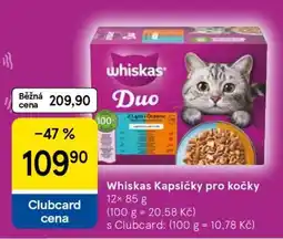 Tesco Whiskas kapsičky pro kočky nabídka