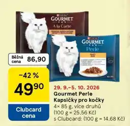 Tesco Gourmet Perle kapsičky pro kočky nabídka