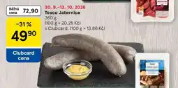 Tesco Tesco Jaternice nabídka