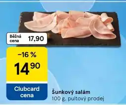 Tesco Šunkový salám nabídka