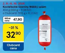Tesco Kostelecké Uzeniny Měkký salám nabídka