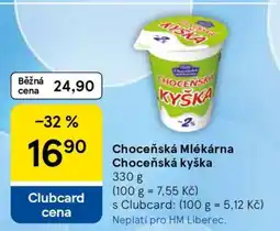Tesco Choceňská Mlékárna Choceňská kyška nabídka