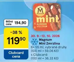 Tesco Magnum Mini Zmrzlina nabídka
