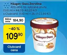Tesco HÄAGEN DAZS Zmrzlina nabídka