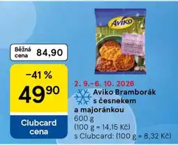Tesco Aviko Bramborák s česnekem a majoránkou nabídka