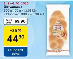 Tesco Ölz Vánočka nabídka