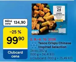Tesco Tesco Crispy Chinese Inspired Selection nabídka