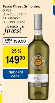 Tesco Tesco Finest Grillo víno nabídka