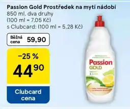 Tesco Passion Gold Prostředek na mytí nádobí nabídka