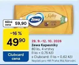 Tesco Zewa Kapesníky nabídka