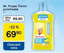 Tesco Mr. Proper ČISTICÍ PROSTŘEDEK nabídka