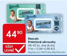 Tesco Rascals Prémiové ubrousky nabídka