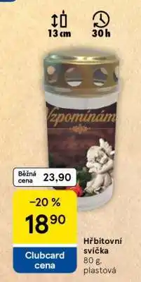 Tesco Hřbitovní svíčka nabídka