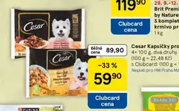 Tesco CESAR KAPSIČKY PRO PSY nabídka