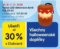 Tesco Tesco LED dekorace dýně nabídka