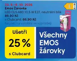 Tesco Emos Žárovka nabídka