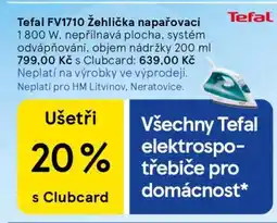Tesco Tefal FV1710 Žehlička napařovací nabídka