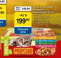 Tesco Propesko kapsičky pro kočky nabídka