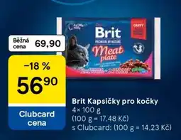 Tesco Brit Kapsičky pro kočky nabídka