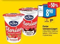 Albert Florian Smetanový jogurt nabídka