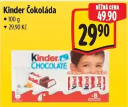 Albert Kinder čokoláda nabídka