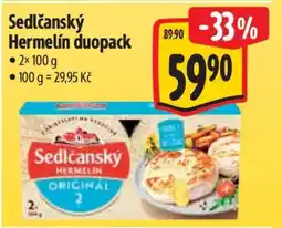 Albert Sedlčanský hermelín duopack nabídka