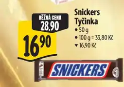 Albert Snickers Tyčinka nabídka