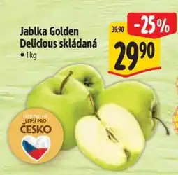 Albert Jablka Golden Delicious skládaná nabídka