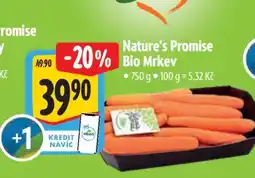 Albert Nature’s Promise Bio Mrkev nabídka