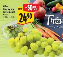 Albert Albert Hrozny bílé bezsemenné nabídka