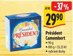 Albert Président camembert nabídka