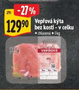 Albert Vepřová kýta bez kosti – v celku nabídka