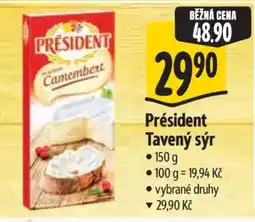 Albert Président tavený sýr nabídka