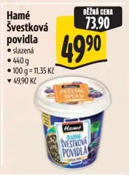 Albert HAMÉ Švestková povidla nabídka