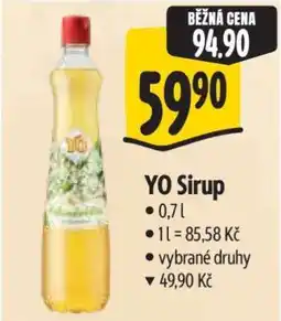 Albert Yo sirup nabídka