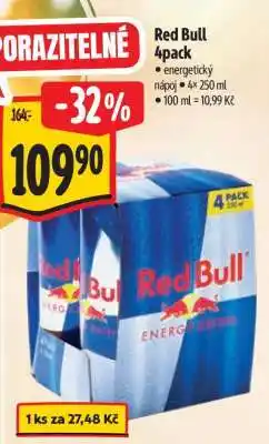Albert Red Bull 4pack nabídka