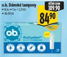 Albert O.B. DÁMSKÉ TAMPONY nabídka