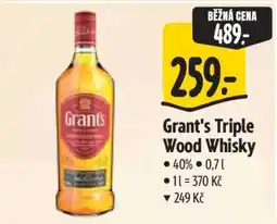 Albert Grant’s Triple Wood Whisky nabídka
