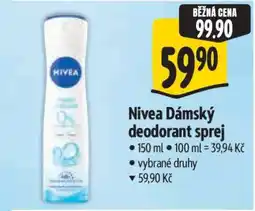 Albert Nivea Dámský deodorant sprej nabídka