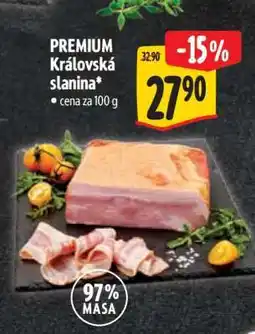 Albert PREMIUM Královská slanina nabídka