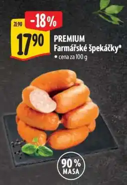 Albert PREMIUM Farmářské špekáčky nabídka