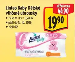 Albert Linteo Baby dětské vlhčené ubrousky nabídka