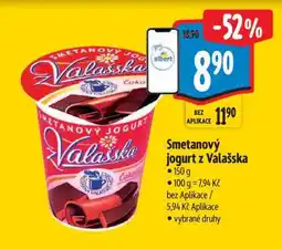 Albert Smetanový jogurt z Valašska nabídka