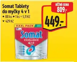 Albert Somat Tablety do myčky 4 v 1 nabídka