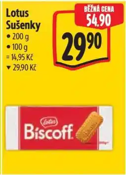 Albert Lotus sušenky nabídka
