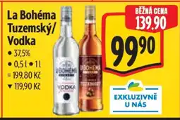 Albert La Bohéma Tuzemský/Vodka nabídka