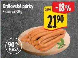 Albert Královské párky nabídka