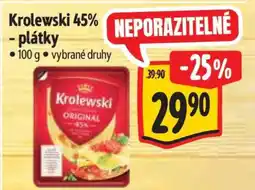 Albert Krolewski 45% plátky nabídka