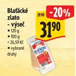 Albert Blaťácké zlato výseč nabídka